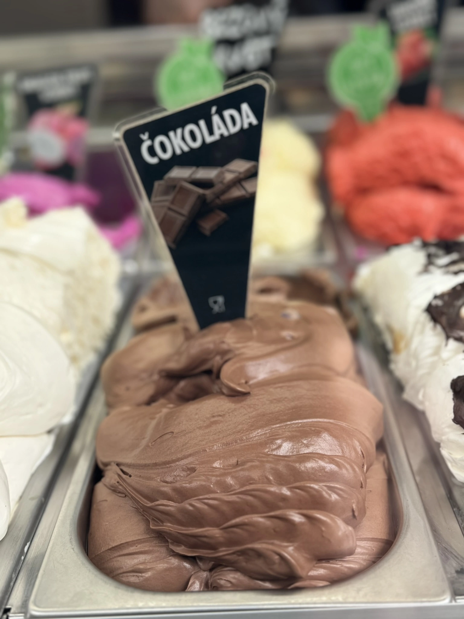 Čokoládová zmrzlina