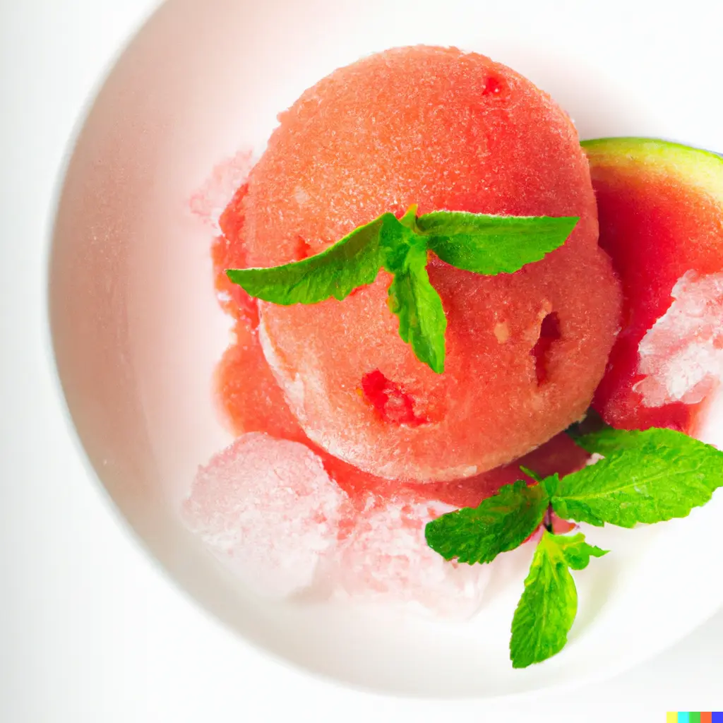 Melounový sorbet